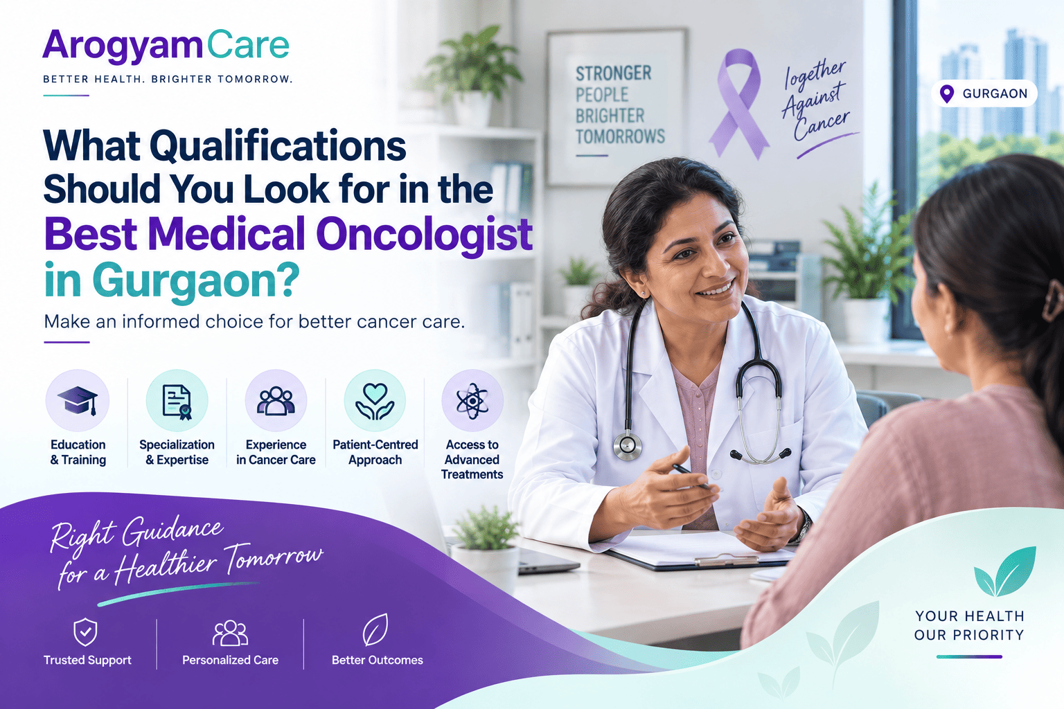 What qualifications should you look for in the best medical oncologist in Gurgaon?
